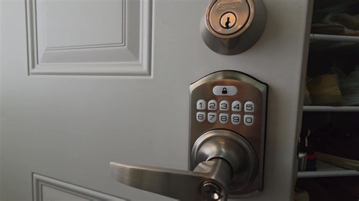 Watch Smart Lock Lever Handle Frame At 2m53s on Amazon Live