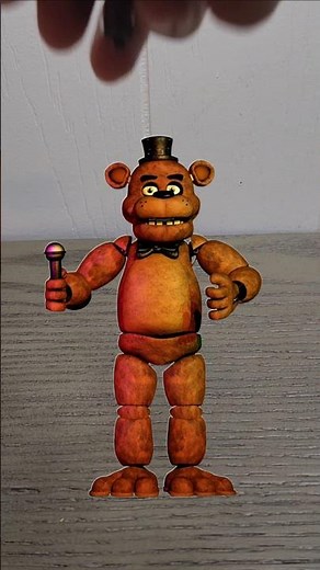 LEGO FNAF Freddy Fazbear Minifigure Scale | #fivenightsatfreddys #lego