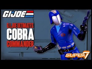 Super7 G.I.JOE Ultimates Cobra Commander Figure ‪@TheReviewSpot‬