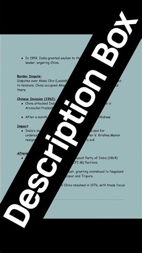 Notes of India's External Relations Class 12 | Political Science | Class 12 | Notes