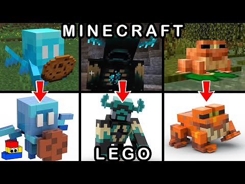 LEGO Minecraft: The Warden, Frog, and Allay have arrived!