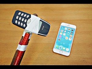 iPhone 7 Nokia 3310 Hammer Test! Will it Survive?