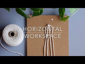 DIY Macrame For Beginners: Getting Started - How To Set Up Your Workspace (Horizontal)