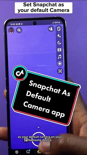 Make Snapchat Your Primary Camera on Samsung Devices