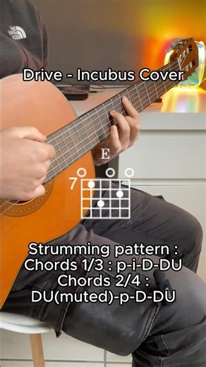 How to play Drive - Incubus #guitartutorial