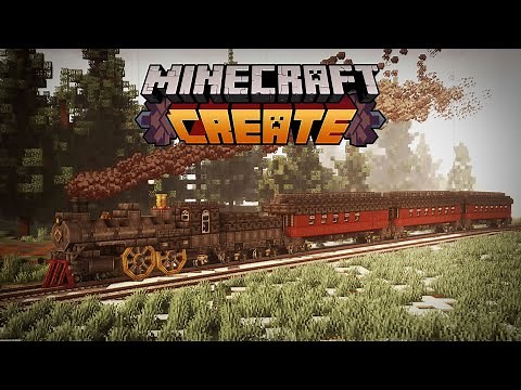 Vintage TRAIN CARRIAGE in Create Mod 🚂 | Train Tutorial