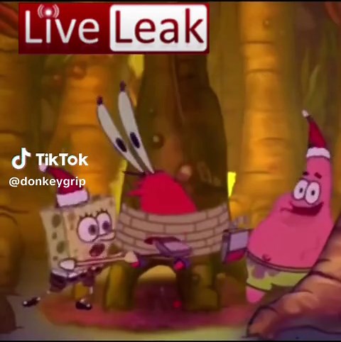splitting krabs #fypシ #fypシ #xyzbca #schizo #schizopost #liveleak #spongebob