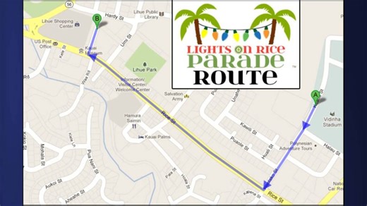 Road closures, other changes announced for upcoming 2025 Lights on Rice Parade | Kauai Now
