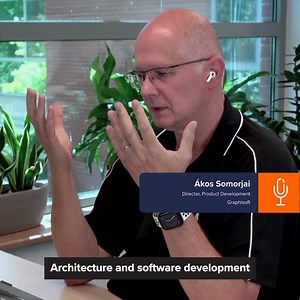 🎤A new Graphisoft Talks episode is live: meet Ákos Somorjai, Graphisoft’s Director of Product Development! 👉 https://bit.ly/3WWjB6H Together, Nathan and Ákos reminisce about the 2019 Key Client Conference and discuss Ákos's journey from academia to the software industry and his current role at Graphisoft HQ. Tune in for insights on: 🔸 Developing Archicad 🔸Managing a large software development team 🔸Fostering long-term innovation every day 🔸Balancing work and personal life in a fast-paced e