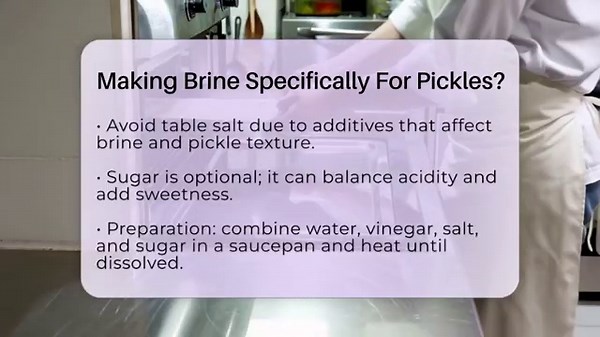 Making Brine Specifically For Pickles? - The Skillful Chef