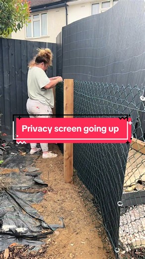 DIY Garden Pallet Privacy Screen Project