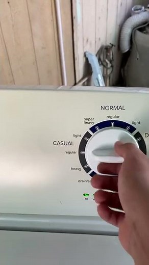 Amana washing machine reprogramming