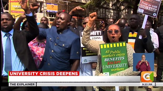 19K views · 941 reactions | University crisis deepens Lecturers’ strike hits 34 days with no resolution in sight Unions maintain hardline stance over pay dispute TUK lecturers launch parallel protests after 40 interdictions #CitizenExplainer | Citizen TV Kenya | Facebook