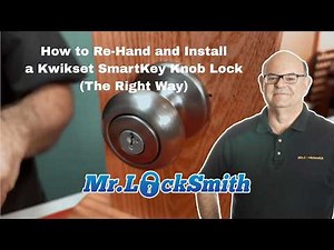 How to Re-Hand and Install a Kwikset SmartKey Knob Lock