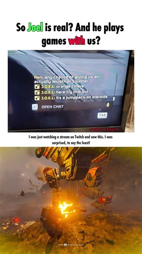 So Joel is real? And he plays games with us? - Helldivers 2