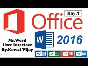 Microsoft word 2016 introduction user interface in urdu hindi
