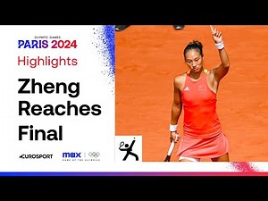 Zheng Makes History For China With Victory Over Swiatek 🇨🇳 | #Paris2024 Highlights