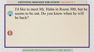 Conveying Messages For Guests