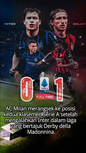 inter vs milan 0-1 #seriaitalia #intermilan #acmilan