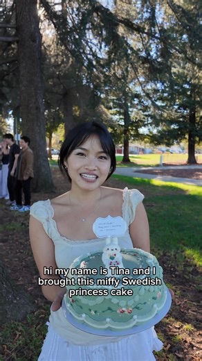 The Little Baker on Instagram: "Last cake picnic post❤️ Everyone is so cute I wanted to show their beautiful faces! Also im sorry if I cut off the end of your video, I am so sorry I just wanted to make sure I could fit in everyone😭 Should we do another one? 📸: @k.wangdi_ #cakepicnic #birthdayactivities #cutecakes"