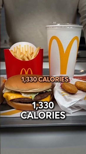 How Many Calories Are Actually in a McDonald's Big Mac Meal? #mcdonalds #bigmac #mcdonaldscalories