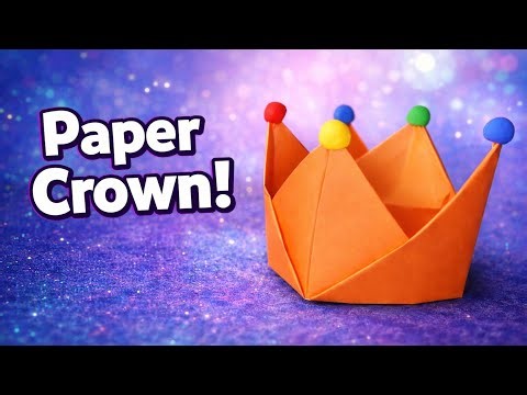 How to make easy origami crown | Easy paper crown |Paper crown #origami #diy #papercraft #papercrown