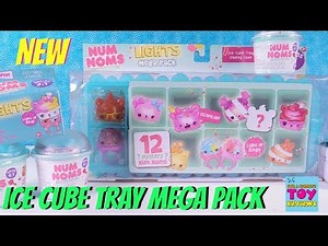 Num Noms Lights Mega Ice Cube Tray Pack Series 4 Toy Review Opening | PSToyReviews