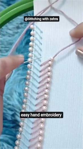 Embroidery design| hand embroidery | #diy #fashion #trending #ytshorts #shorts ‪@Stitchingwithzehra‬