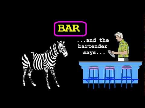 Zebra Joke: A Zebra Walks Into A Bar