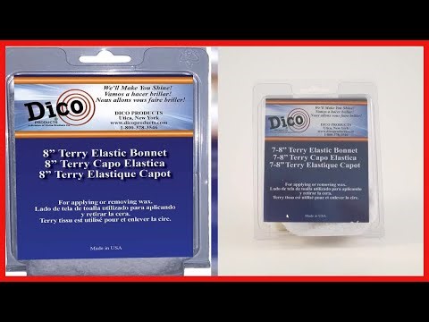 Heavyweight Terrycloth Polishing Bonnets For Flawless Automotive And Marine Shine