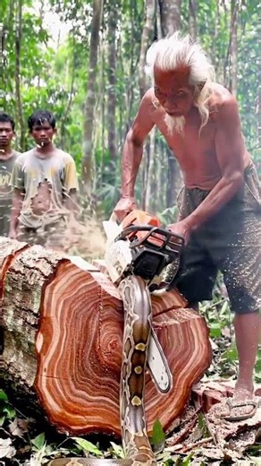 What’s Hiding Inside the Trunk? #woodworking#chainsaw#treecutting