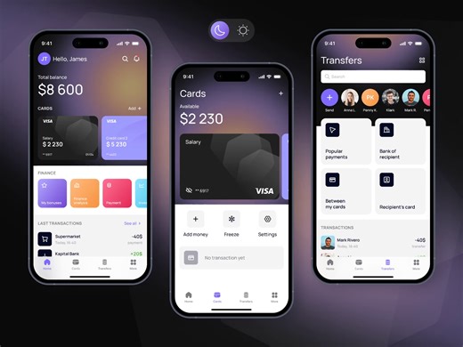 Banking Design | Fintech App | Financial | Mobile Design | UIUX
