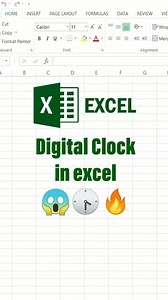Digital Clock Trick in Excel Follow Excel Satish for more videos 💼 Unlock your Excel potential with these tips and tricks. #ExcelTips #Spreadsheets101 #ProductivityHacks #DataMastery #excelmagictrick #officeskills #DataAnalysis #SpreadsheetShorts #excelshorts #learnexcel #TechTips #ExcelTricks #DataNinja #excelmastery #datageek | Excel Satish