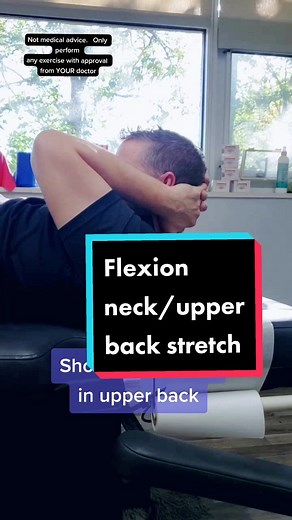 Upper Back and Lower Neck Flexion Stretch