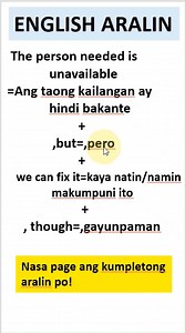 37K views · 527 reactions | Matuto mag-English gamit ang 'but and...