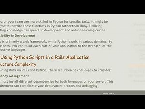 Is Using Python Scripts in a Rails Application on Heroku a Good Idea?