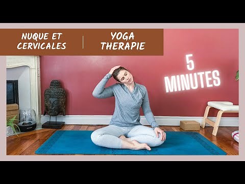 5 minutes of stretching to relieve neck and cervical pain (Yoga therapy | all levels)