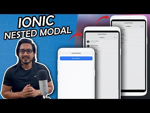 Ionic Nested Modal
