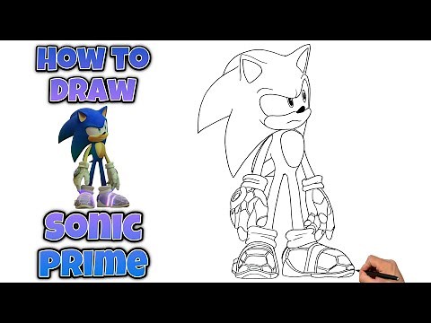 How To Draw Sonic | SONIC PRIME | Step By Step #drawing #sonic #sonicdrawing #sonicprime