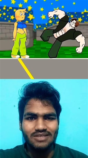 Roblox Bacon 🆚 Noob girl! #minecraft #sonic #viral