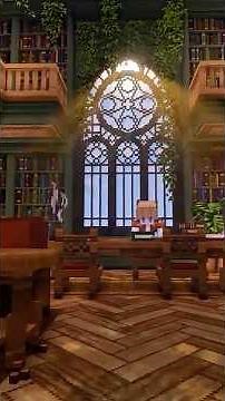 Building a Library in Minecraft! #minecraft