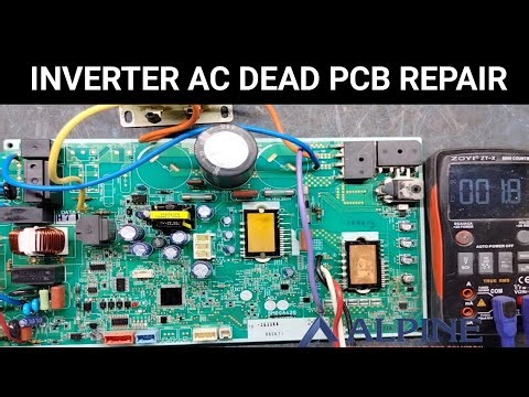 INVERTER AC DEAD PCB REPAIR | HOW TO REPAIR INVERTER AC PCB | INVERTER AC PCB REPAIR STEP BY STEP