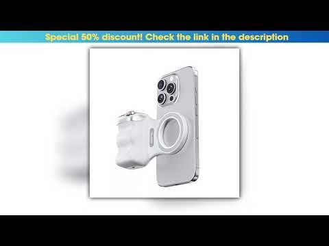 Magnetic Phone Camera Grip Fun Shot with Detachable Remote Expandable for iPhone Android Exclusive