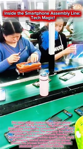 Inside the Smartphone Assembly Line: Tech Magic!