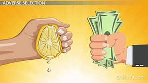 Adverse Selection vs. Moral Hazard | Overview & Difference - Video | Study.com
