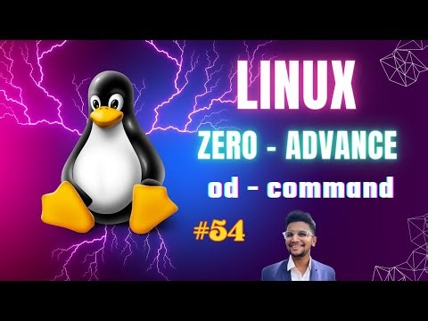 od command | Linux ZERO TO ADVANCE | Linux video series 54 #linux #opensource #devops #sysadmin
