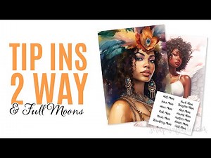 DIY B6 Stalogy Planner Tip Ins and 2024 Full Moon Schedule Spread