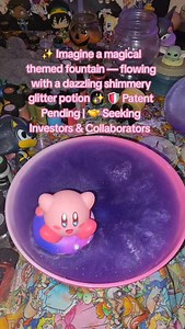 ✨ Kirby on a Donut Shimmer Vessel 🍩💜⭐ A sweet and dreamy creation — *Kirby* relaxing atop a donut-shaped vessel, swirling with soft purple shimmer. Playful, cozy, and deliciously magical, this piece captures Kirby’s charm and the joy of simple pleasures. 💫💖 💜 Features: • Shimmer palette: pastel purple with glossy candy-like glow 🍬 • Motion: creamy swirl effect like frosting under starlight ✨ • Energy: joy, comfort, creativity, and pure sweetness 🌸 🛡️ Patent Pending 🚀 Kickstarter & offic