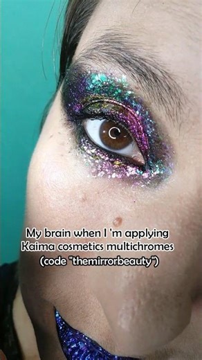 My brain when I'm applying Kaima cosmetics sparkles ✨