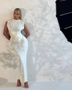 Back and even more wanted. Our Sandra maxi is officially restocked—corset detailing, effortless elegance, and a silhouette worth the wait | Mars The Label